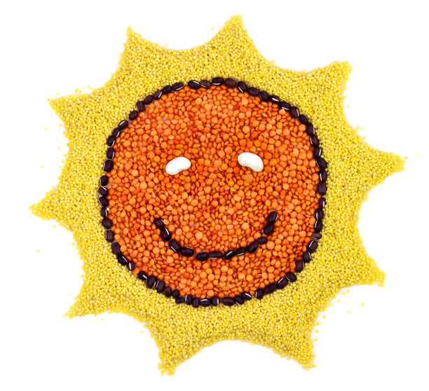 由种子做成的笑脸图片下载