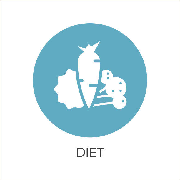 蔬菜图标与胡萝卜，沙拉和花椰菜图片下载