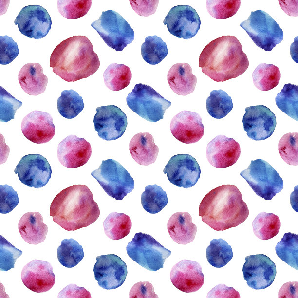 无缝图案与手绘彩色形状。图片下载