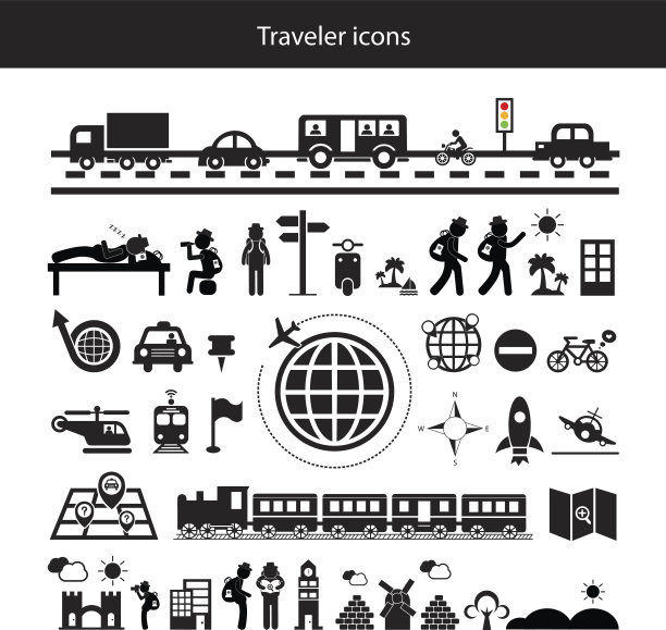 旅行探险家图标图片下载
