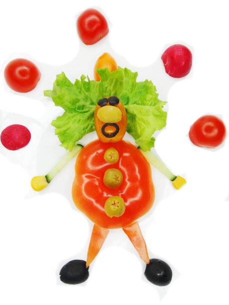 创意蔬菜零食配番茄图片下载