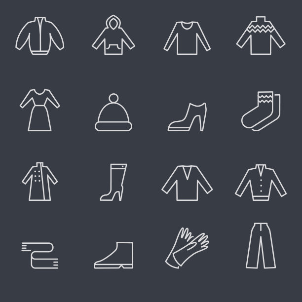 衣服图标图片下载