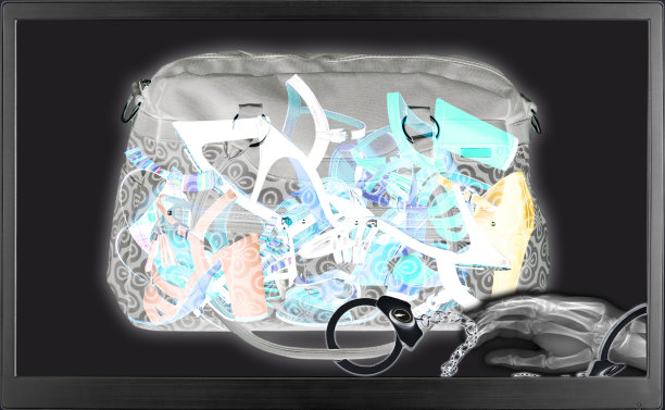 满包的女人的鞋子被x光看到图片下载