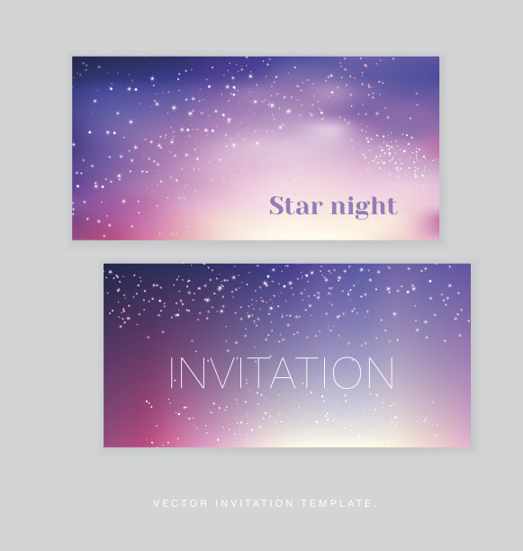 夜星空间背景。图片下载