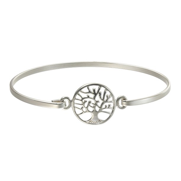 白色银手镯图片下载