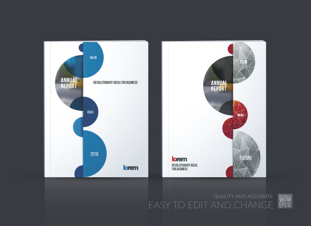 宣传册模板布局、封面设计、年报、杂志、图片下载