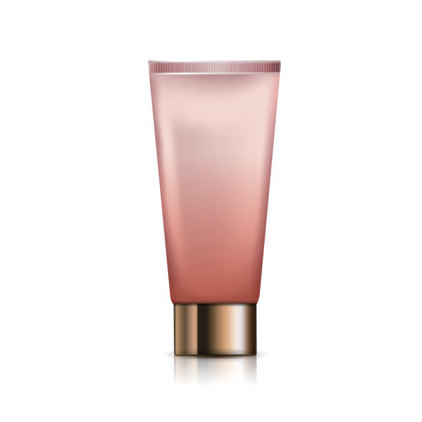 粉红色的化妆品管图片下载