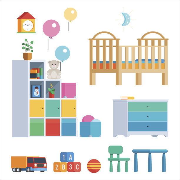 宝宝的房间设置素材图片