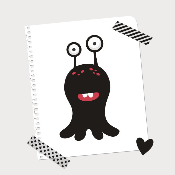 怪物卡通向量图片下载