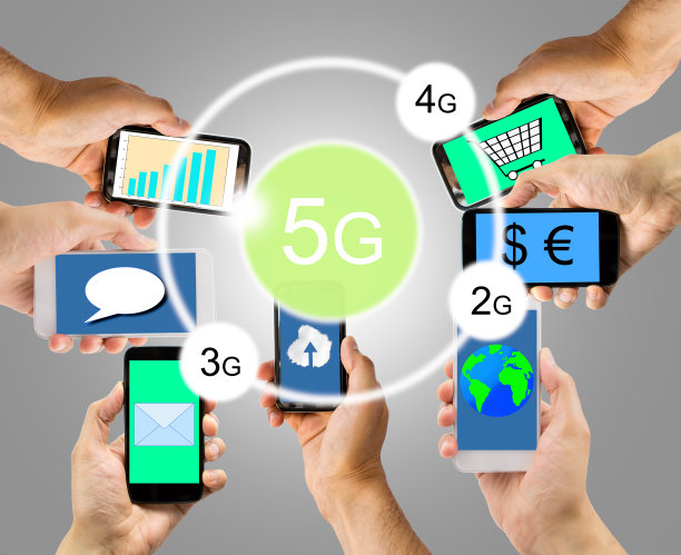 拥有5g技术的智能手机图片下载