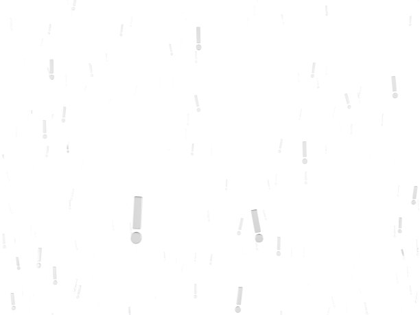 浮动感叹号白色和灰色的白色背景图片下载