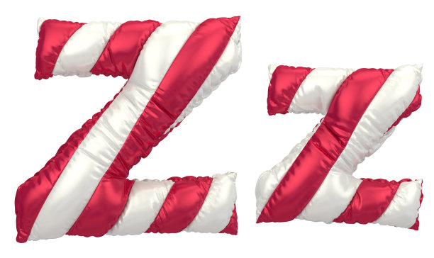 圣诞甜蜜风格气球字体图片下载