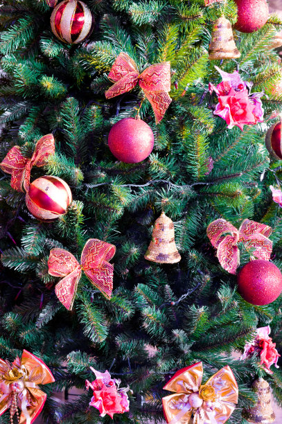 圣诞树装饰品图片下载