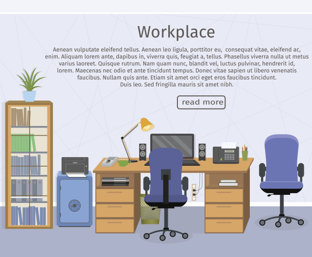 网页设计办公室办公室横幅图片下载