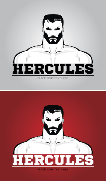 赫拉克勒斯。肌肉发达的男人。男性化的图片下载