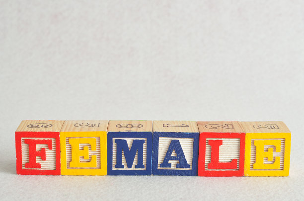 “女性”这个词是用字母块拼出来的图片下载