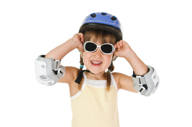 女孩在头盔图片下载