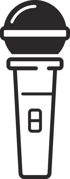 麦克风矢量图标插图图片下载