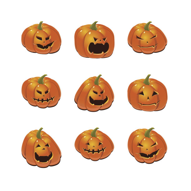 万圣节南瓜套装图片下载