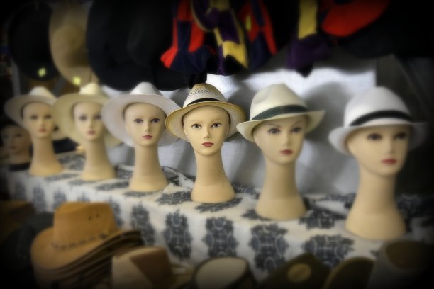 戴帽子的女士图片下载