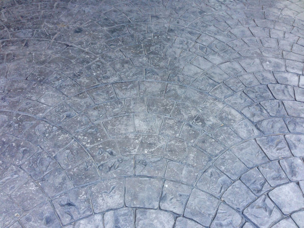 砖铺装或砖砌块作为步行路径的背景图片下载