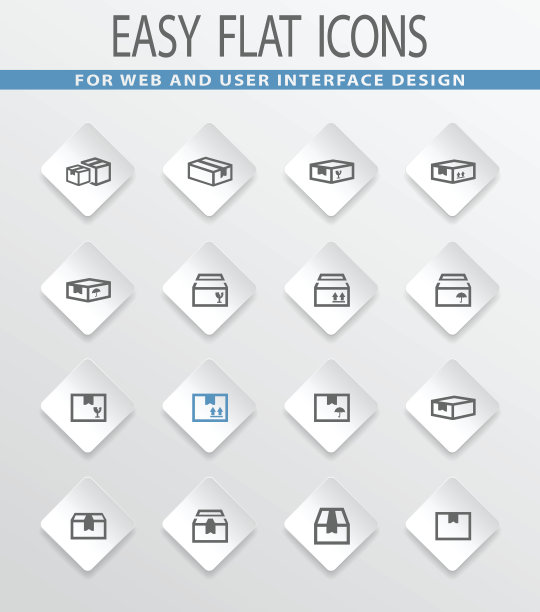 简单的图标设置框图片下载