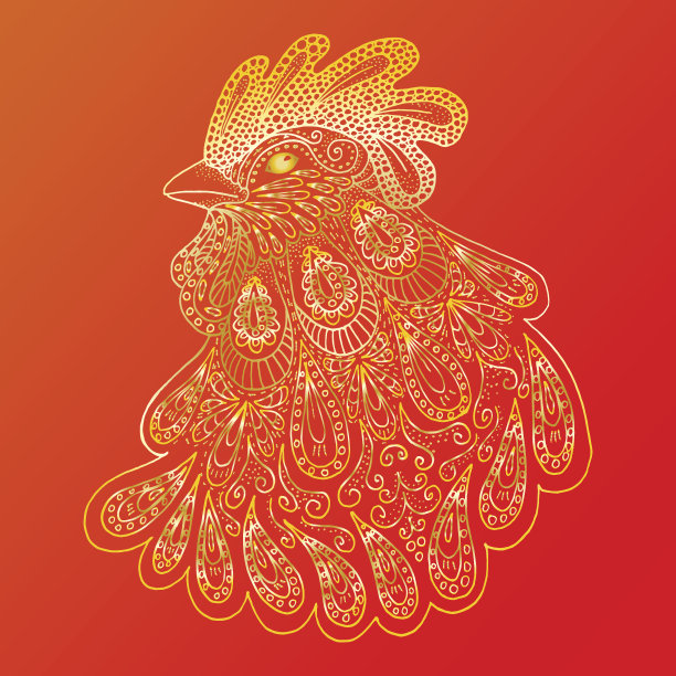 2017年的象征——鸡图片下载