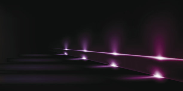 时尚奢华，时尚背景与灯光图片下载