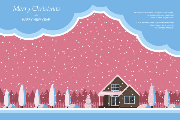 圣诞快乐的风景图片下载