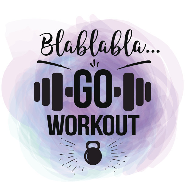 矢量动机引述-去锻炼。设计图片下载