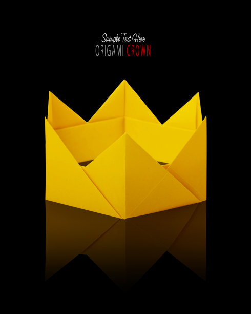 纸折纸冠图片下载