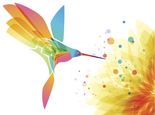 Сolibri鸟和花图片下载