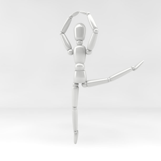 3d插图/芭蕾图片下载