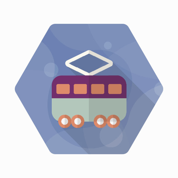 有轨电车图标图片下载