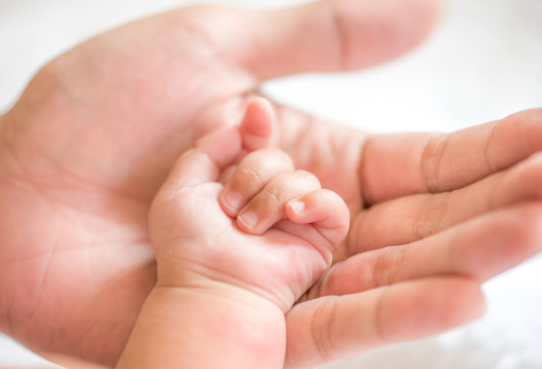 父亲牵着孩子的手图片下载