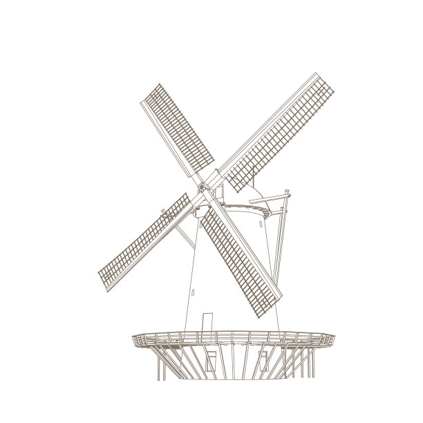 旧经典的风车图片下载