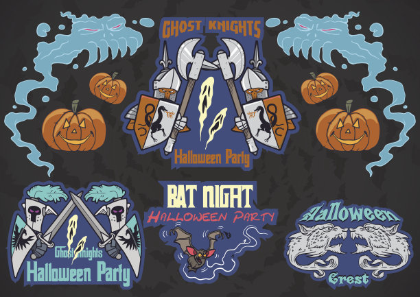 骑士盔甲的万圣节图片下载