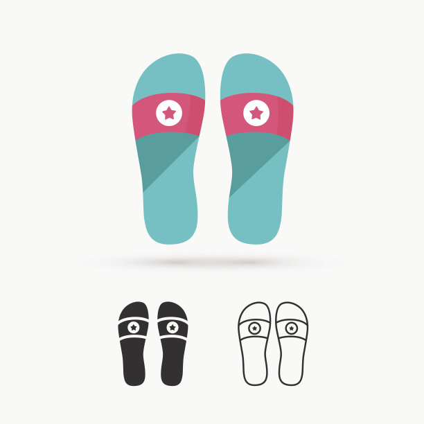 沙滩拖鞋图片下载