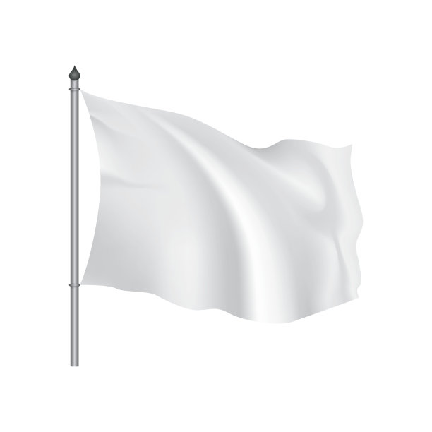 白旗迎风飘扬图片下载