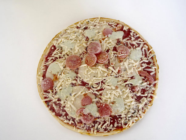 冷冻披萨孤立图片下载