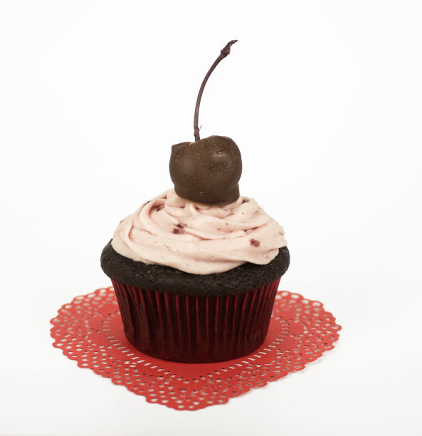 巧克力樱桃蛋糕图片下载