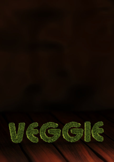 蔬菜草的3D渲染图片下载