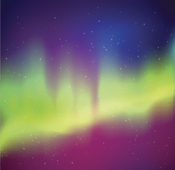 北极光的背景图片下载