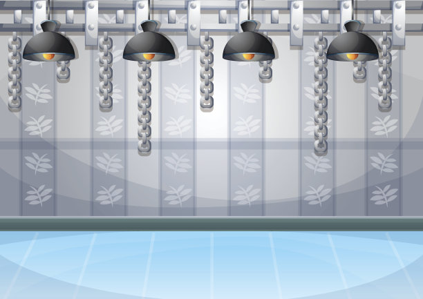 卡通矢量插图水管墙与分离层图片下载