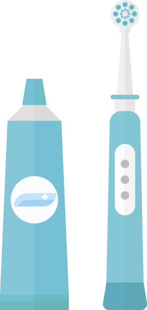 牙刷矢量图标素材图片