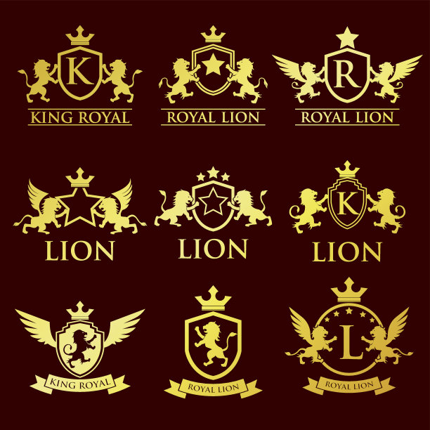 狮子猖獗的标志图片下载