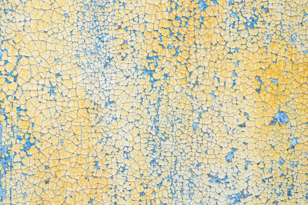 旧的损坏的木头表面和剥落的油漆件图片下载