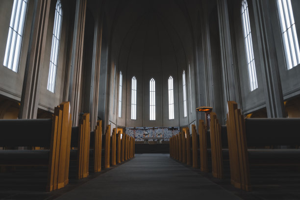 Hallgrímskirkja雷克雅未克路德大教堂素材图片