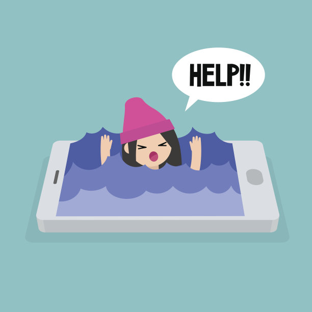 手机成瘾概念图片下载