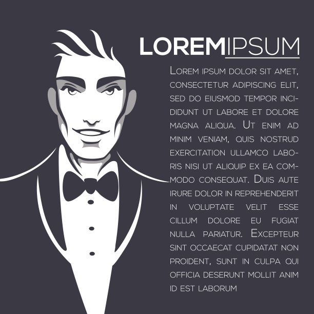 年轻英俊的绅士图片下载